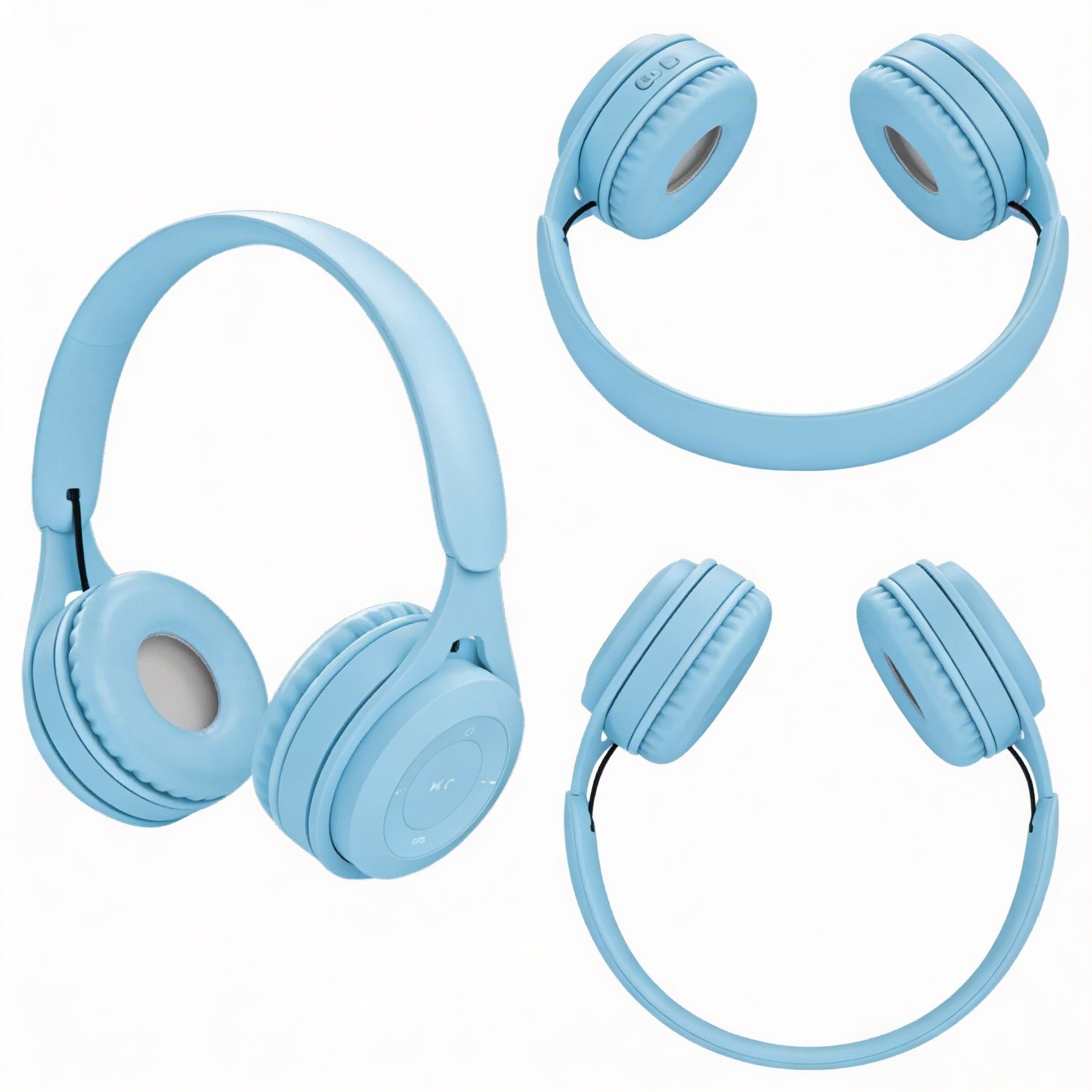 Blue colour quiet 3 angles