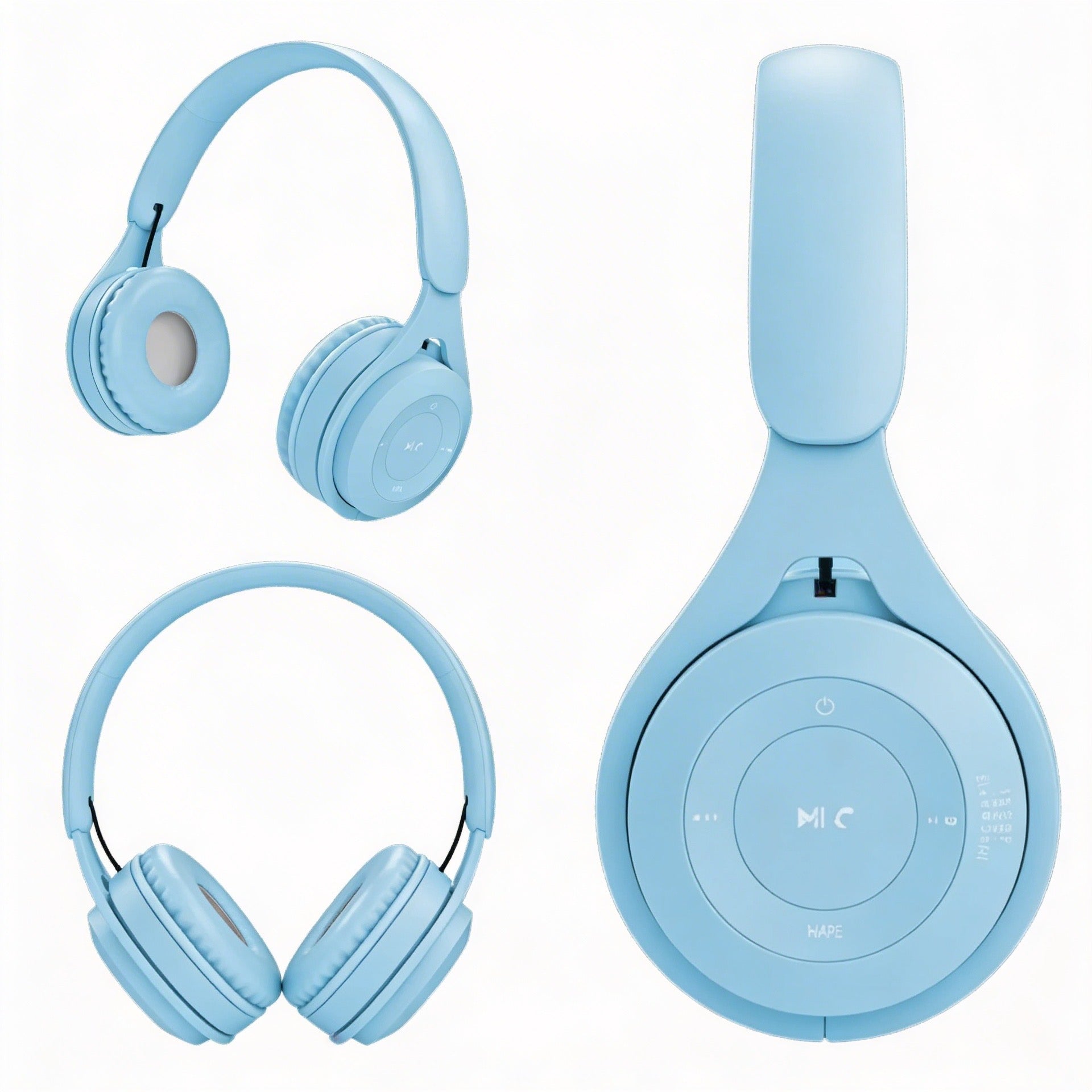 Blue colour quiet side close up