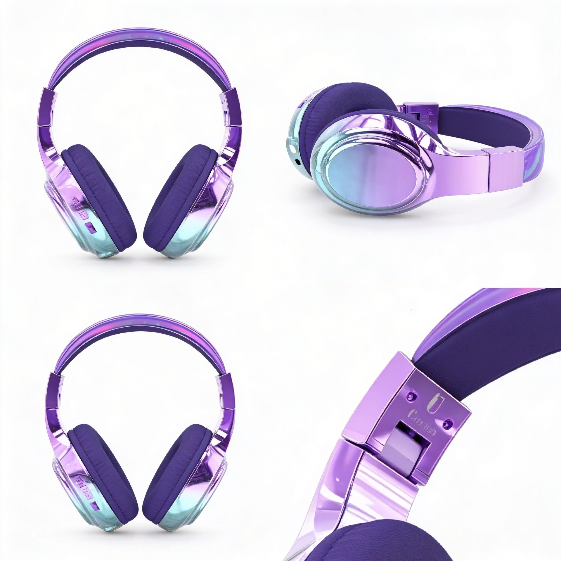 Bluetooth funky deep purple angles