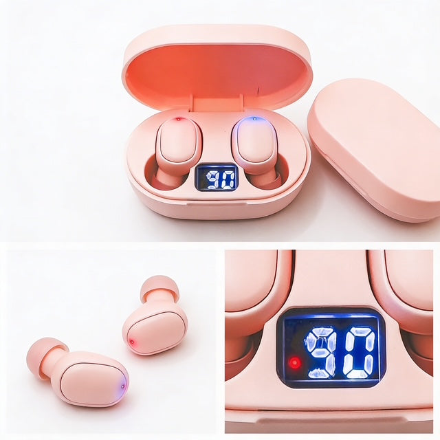 Bluetooth ollybuds pink