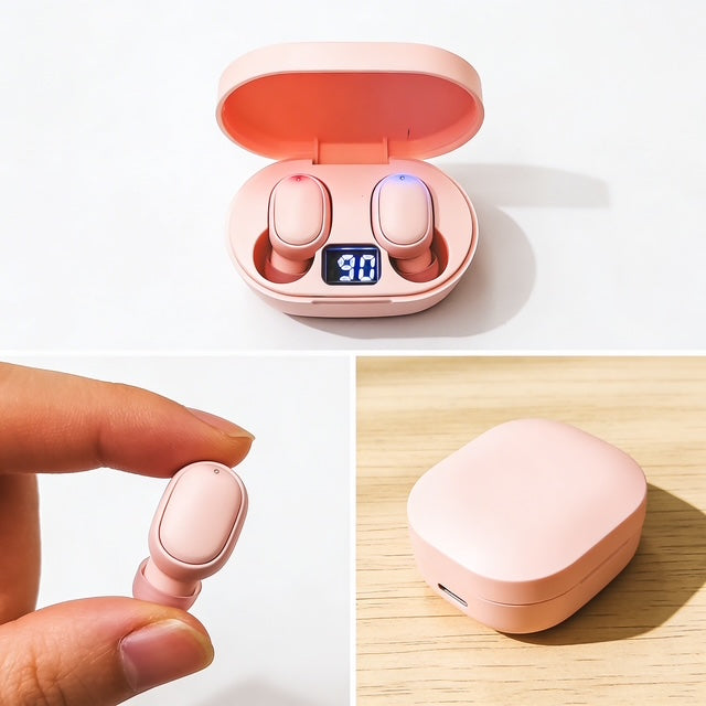 Ollybuds Bluetooth Pink